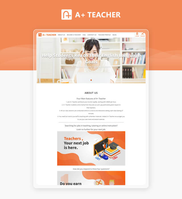 耶加 A+ Teacher